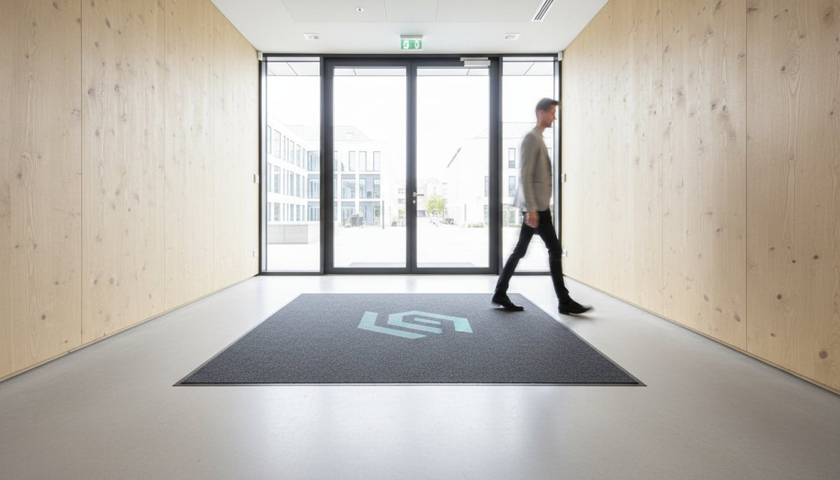 Logomåtte FAQ 2026: Alt du skal vide om specialdesignede måtter i Danmark