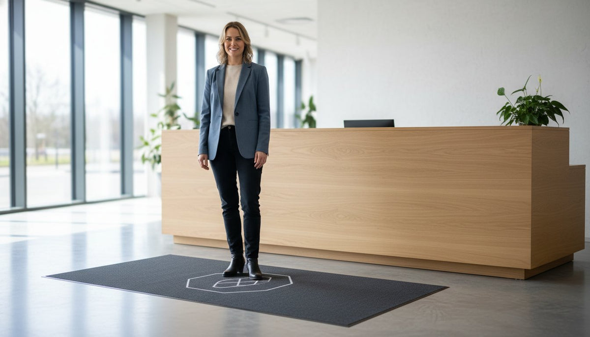 Ergonomisk aflastningsmåtte med logo: Professionel komfort til din virksomhed i 2026