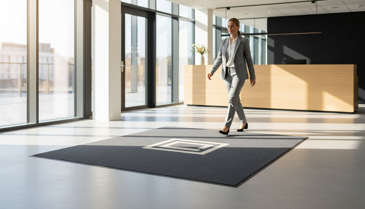 Firmamåtte med logo: Din komplette købsguide til professionelle måtter i 2026