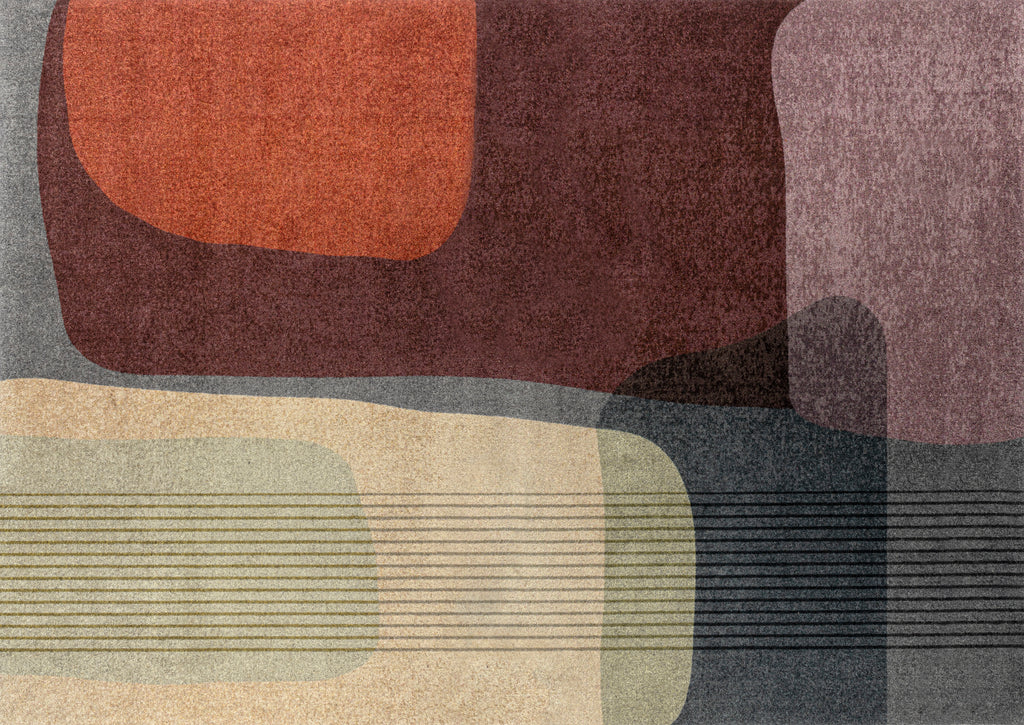 Halfmoon taupe 55x85 cm