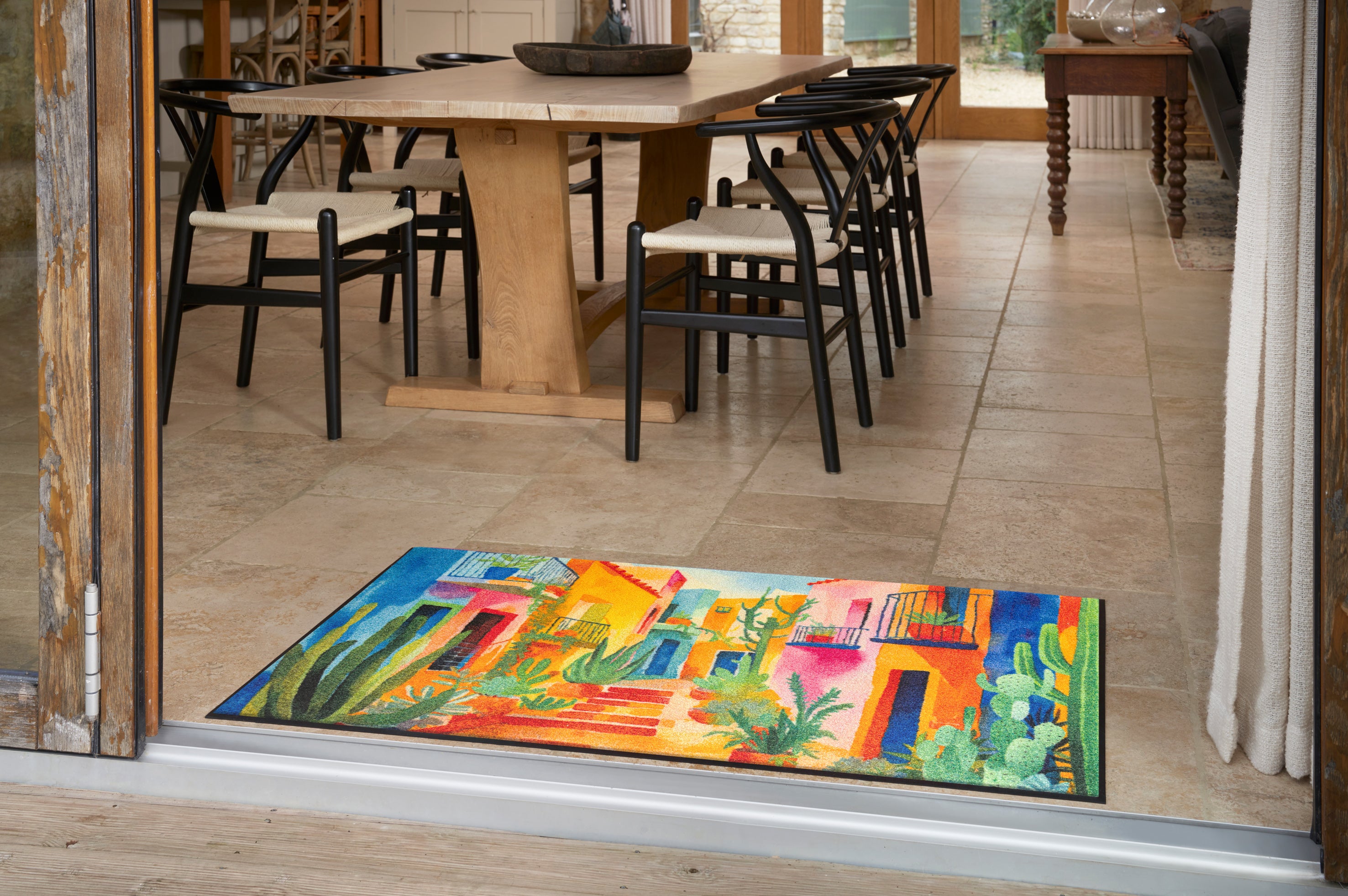 Casas de Colores 75x120 cm