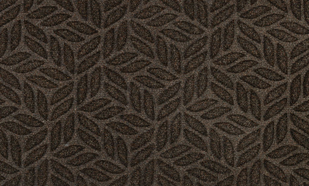 Leaves Dark Brown 45x75 cm