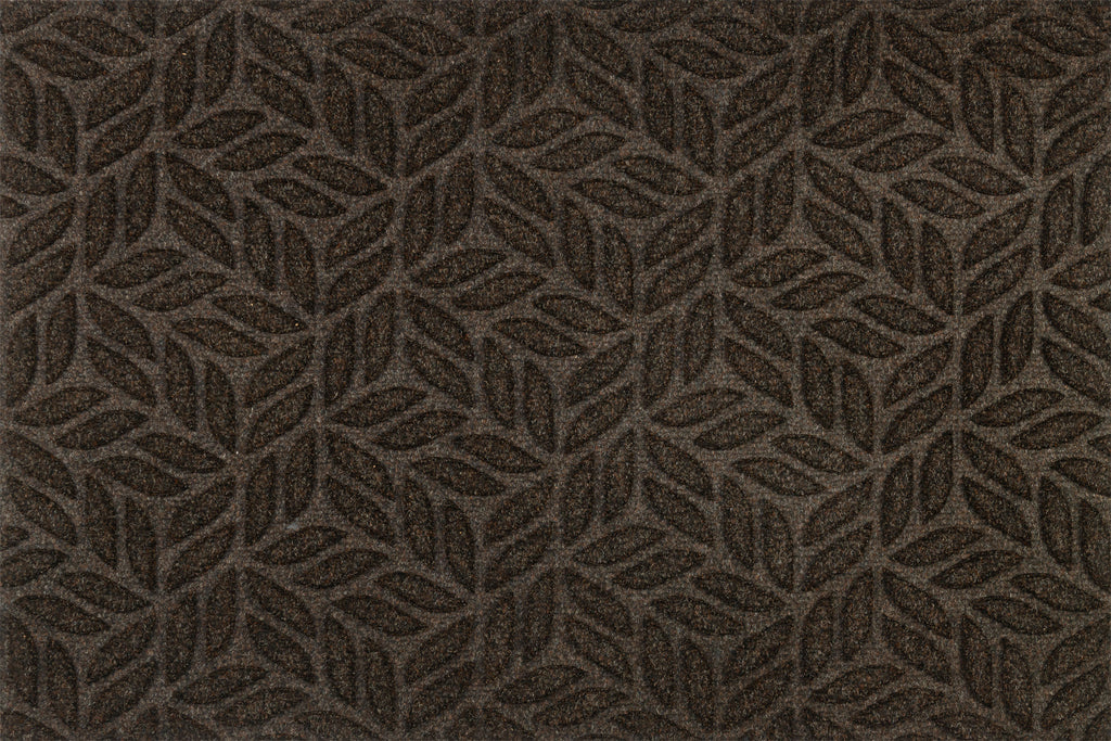 Leaves Dark Brown 60x90 cm