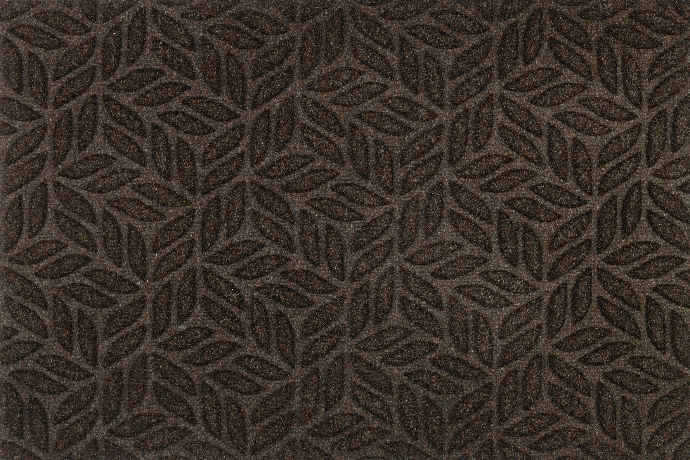 Leaves Dark Brown 60x90 cm