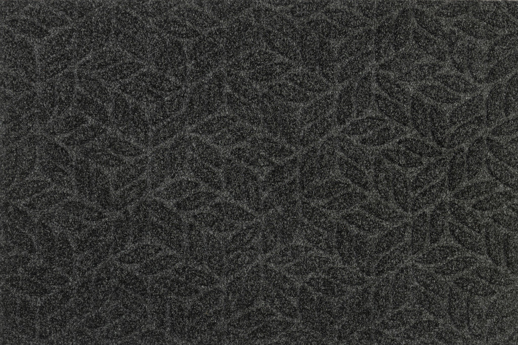 Leaves Dark Grey 60x90 cm