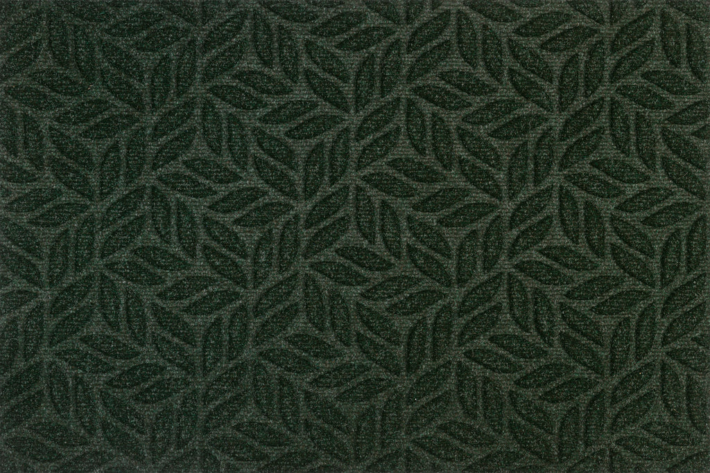 Leaves midnight green 60x90 cm
