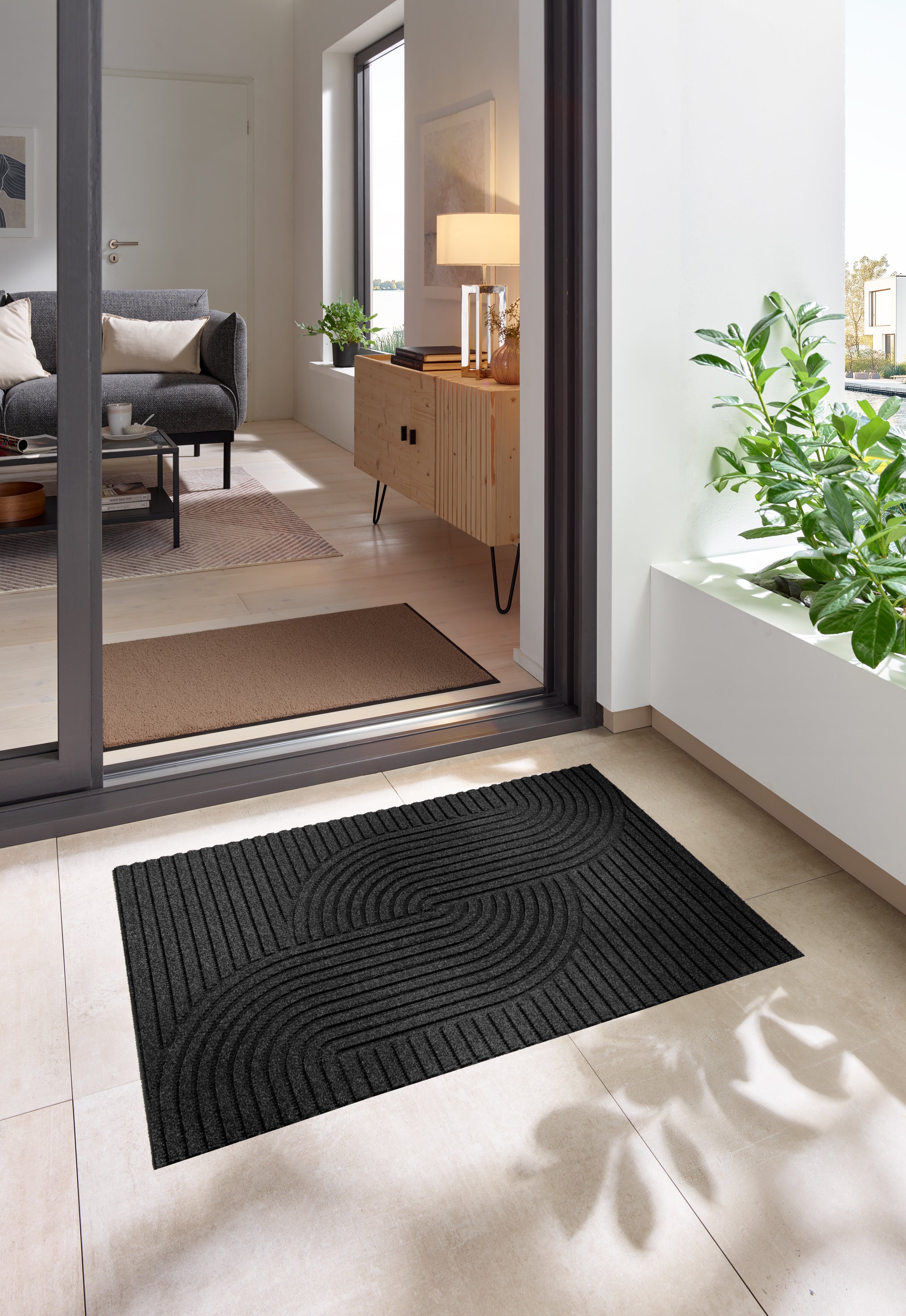 Loop dark grey 60x90 cm
