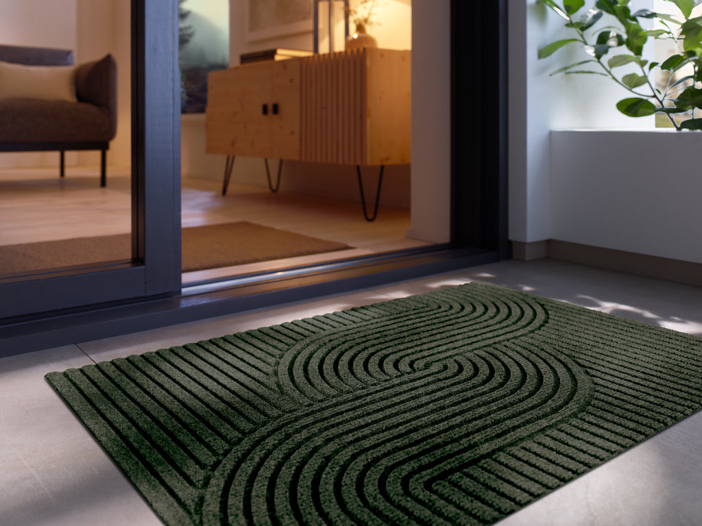 Loop midnight green 60x90 cm