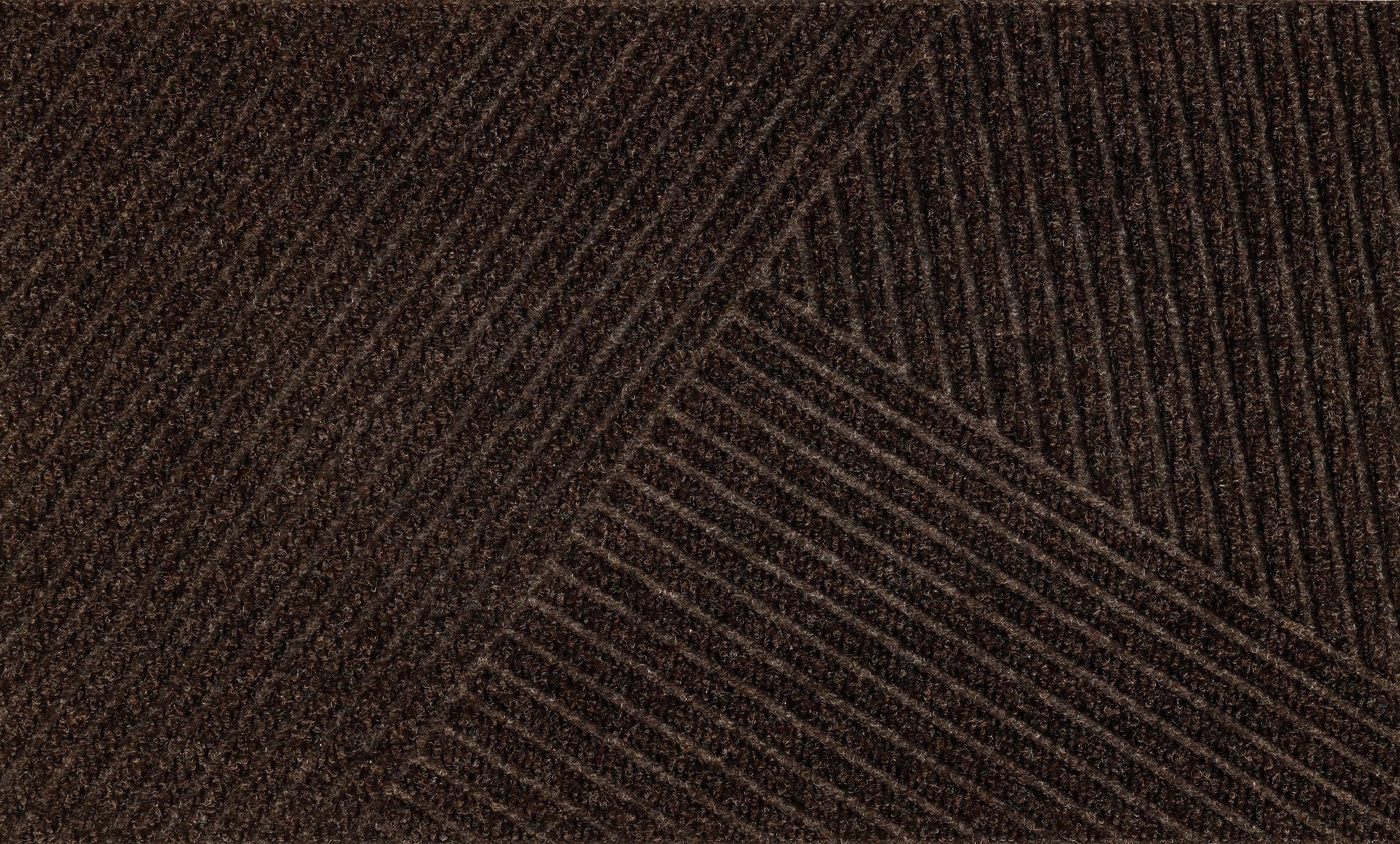 Stripes dark brown 45x75 cm