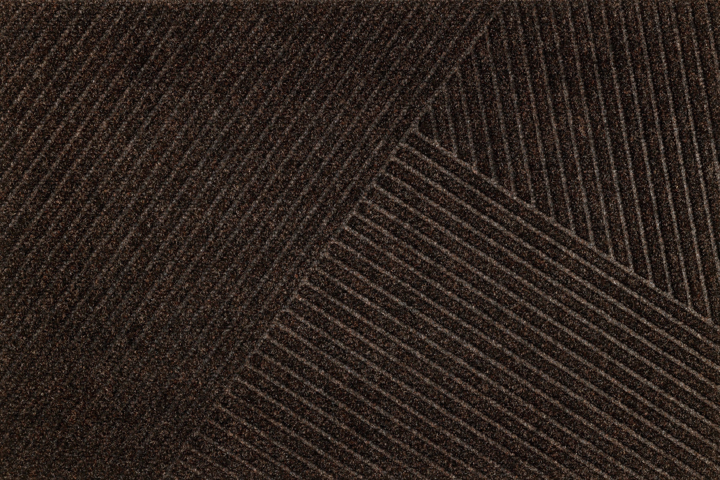 Stripes dark brown 60x90 cm