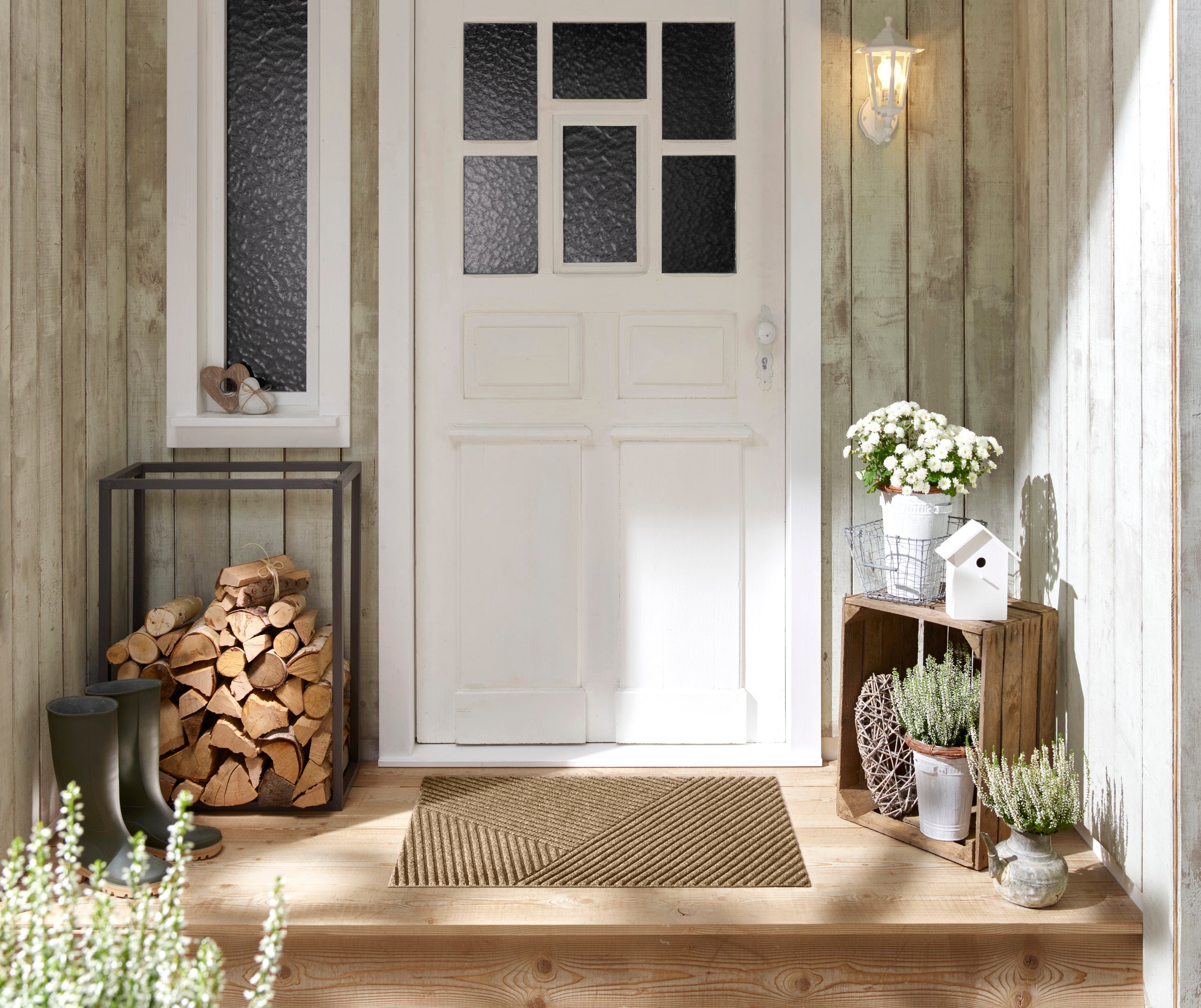 Stripes taupe 60x90 cm