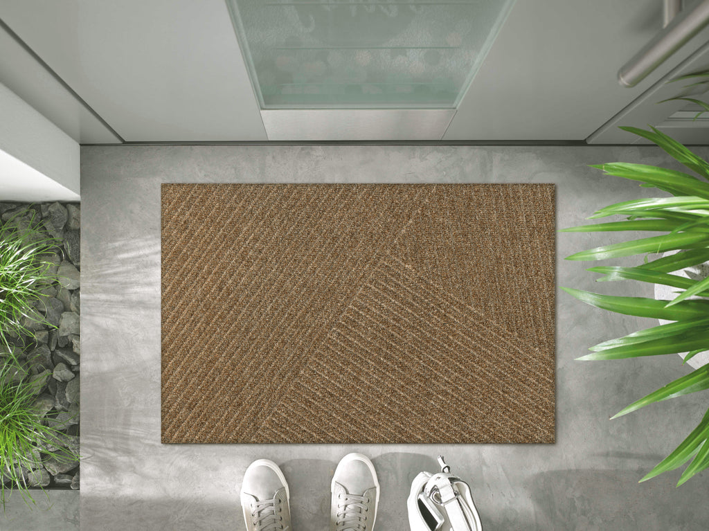 Stripes taupe 60x90 cm