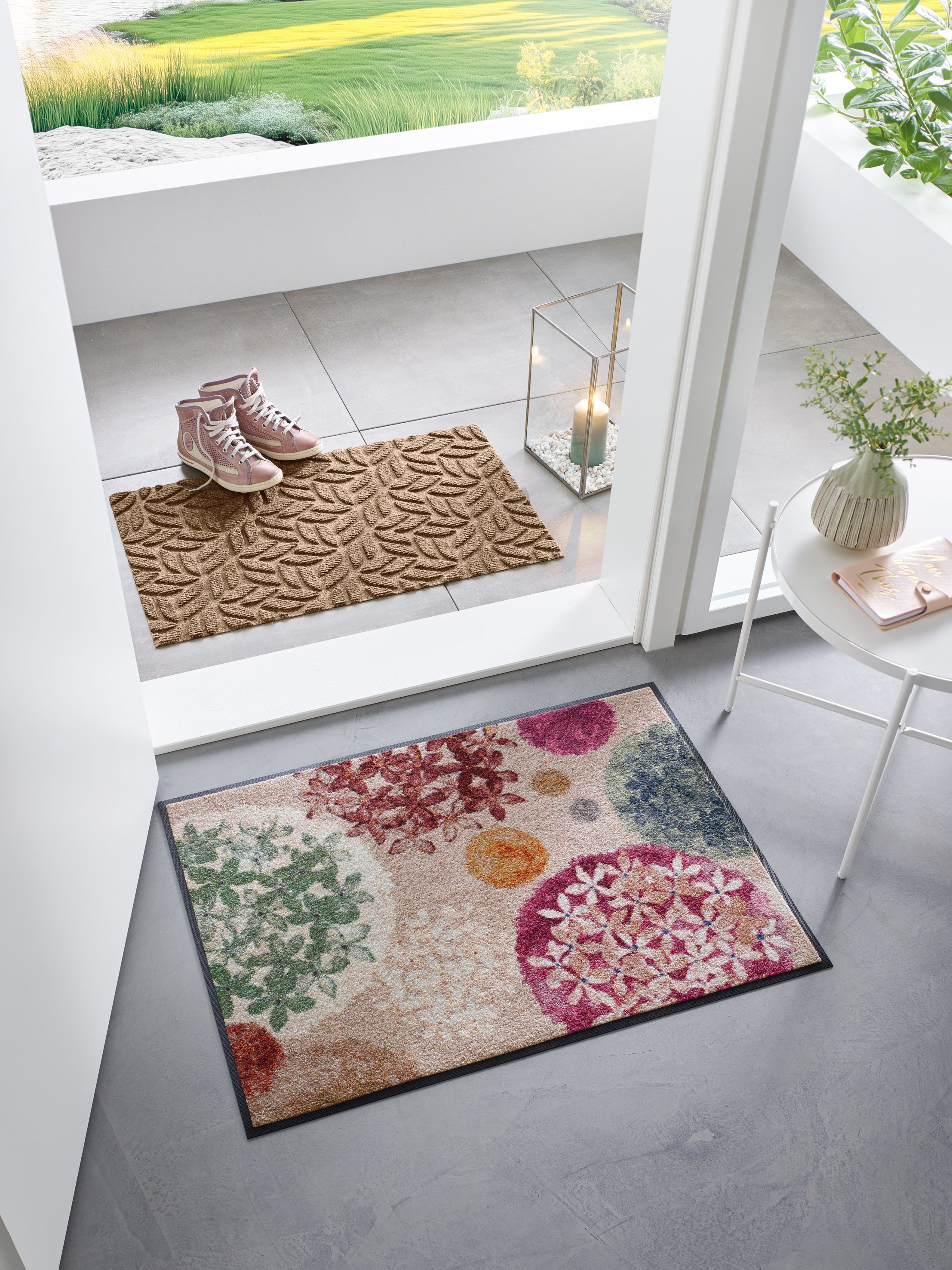 Leaves Taupe 45x75 cm