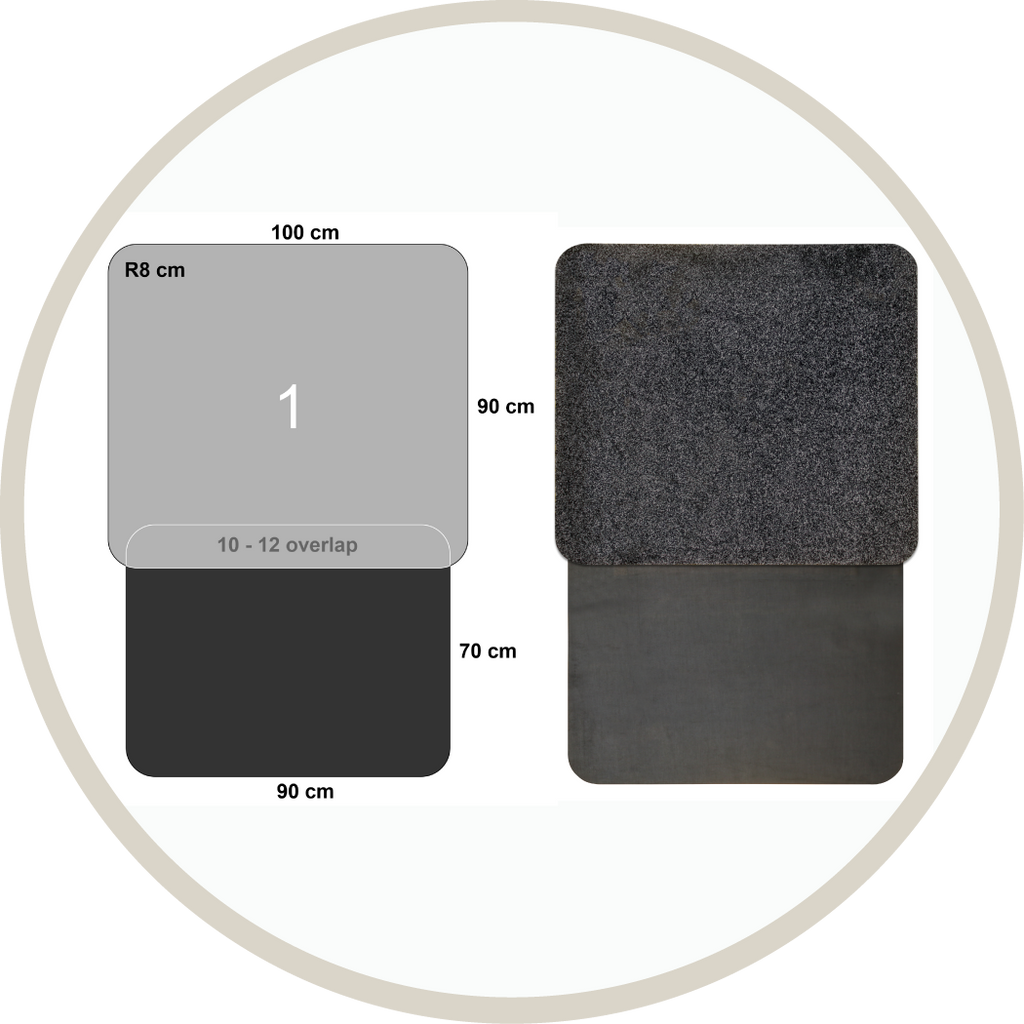 LogoMåtte, Reklamemåtte, Bagagerumsmåtte, Beskyttelse kofanger, hundemåtte, måtte til bil