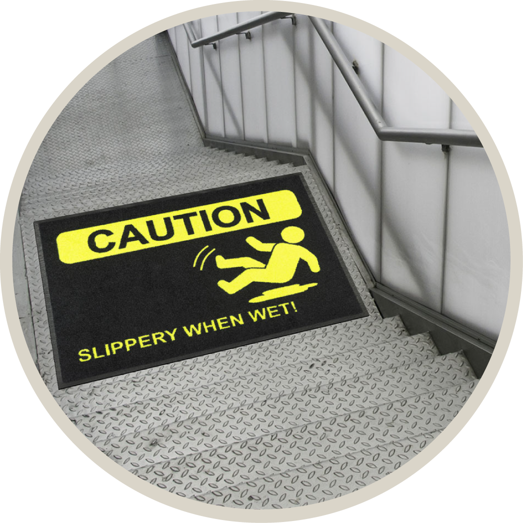 LogoMåtte, Reklamemåtte, Sikkerhedsmåtte, Måtte til arbejdsmiljø, Vejvisnings måtte