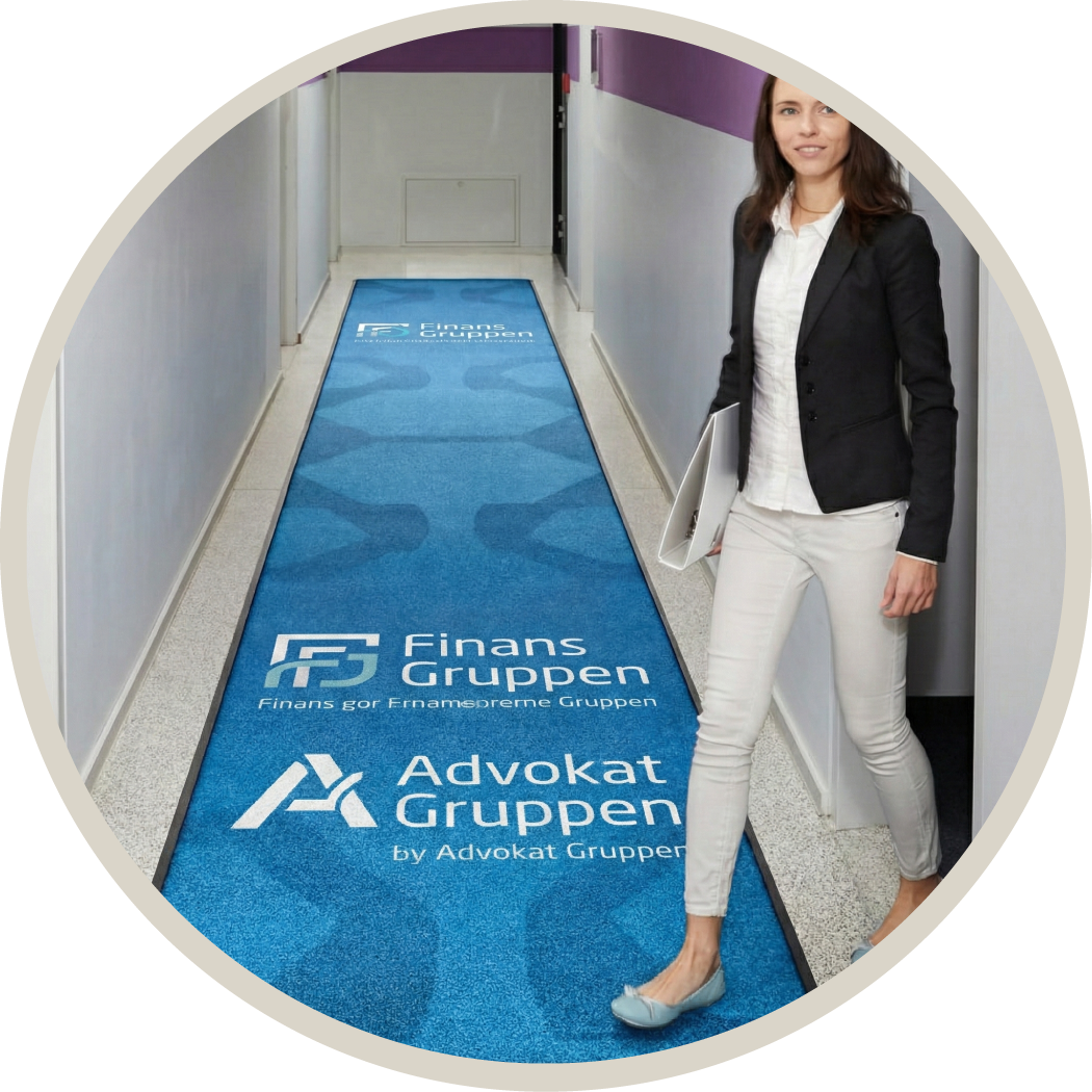 LogoMåtte, Reklamemåtte, Store Måtter, Løber Måtter, Horizon Måtte