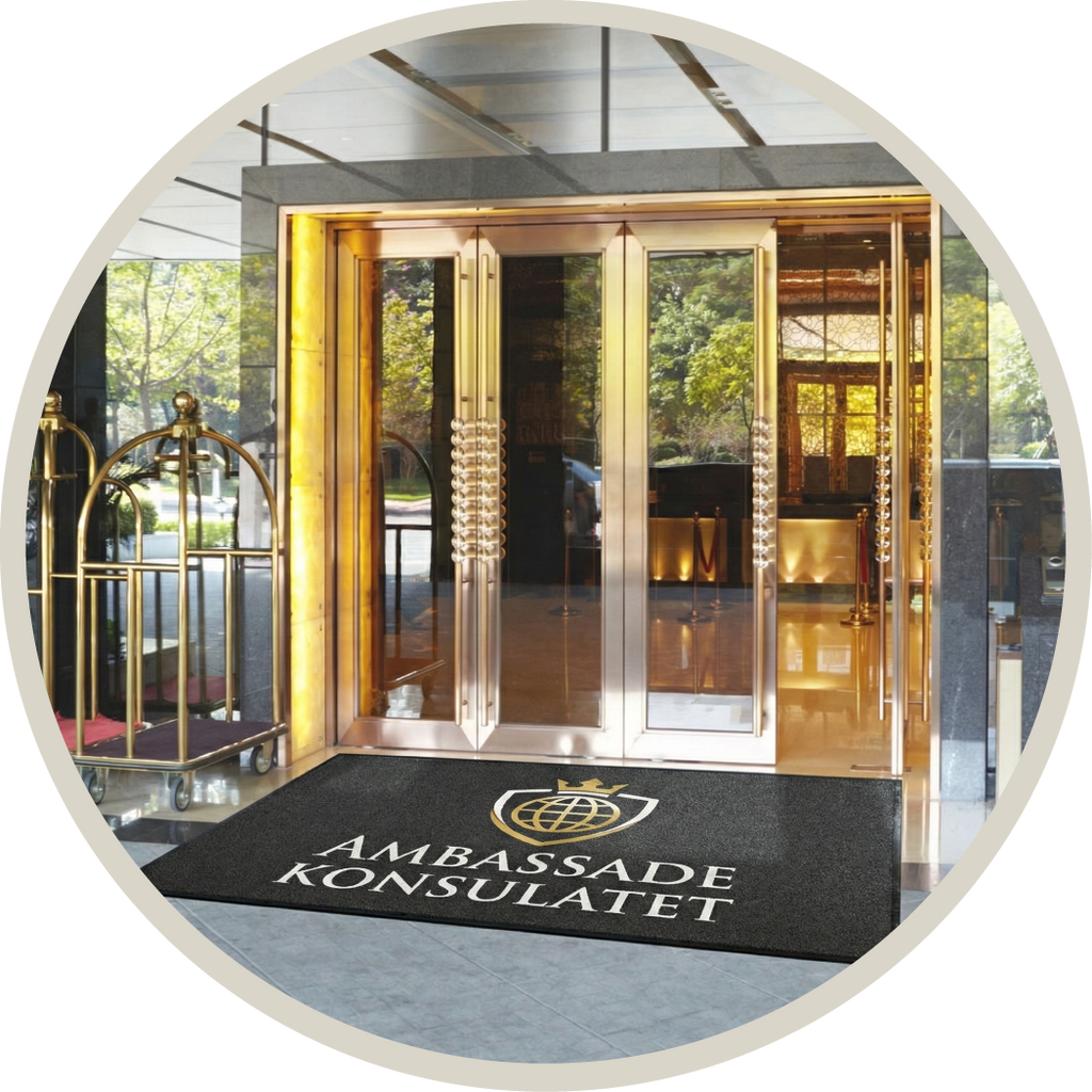 LogoMåtte, Reklamemåtte, Udendørs Måtte, Kleentex Outdoor