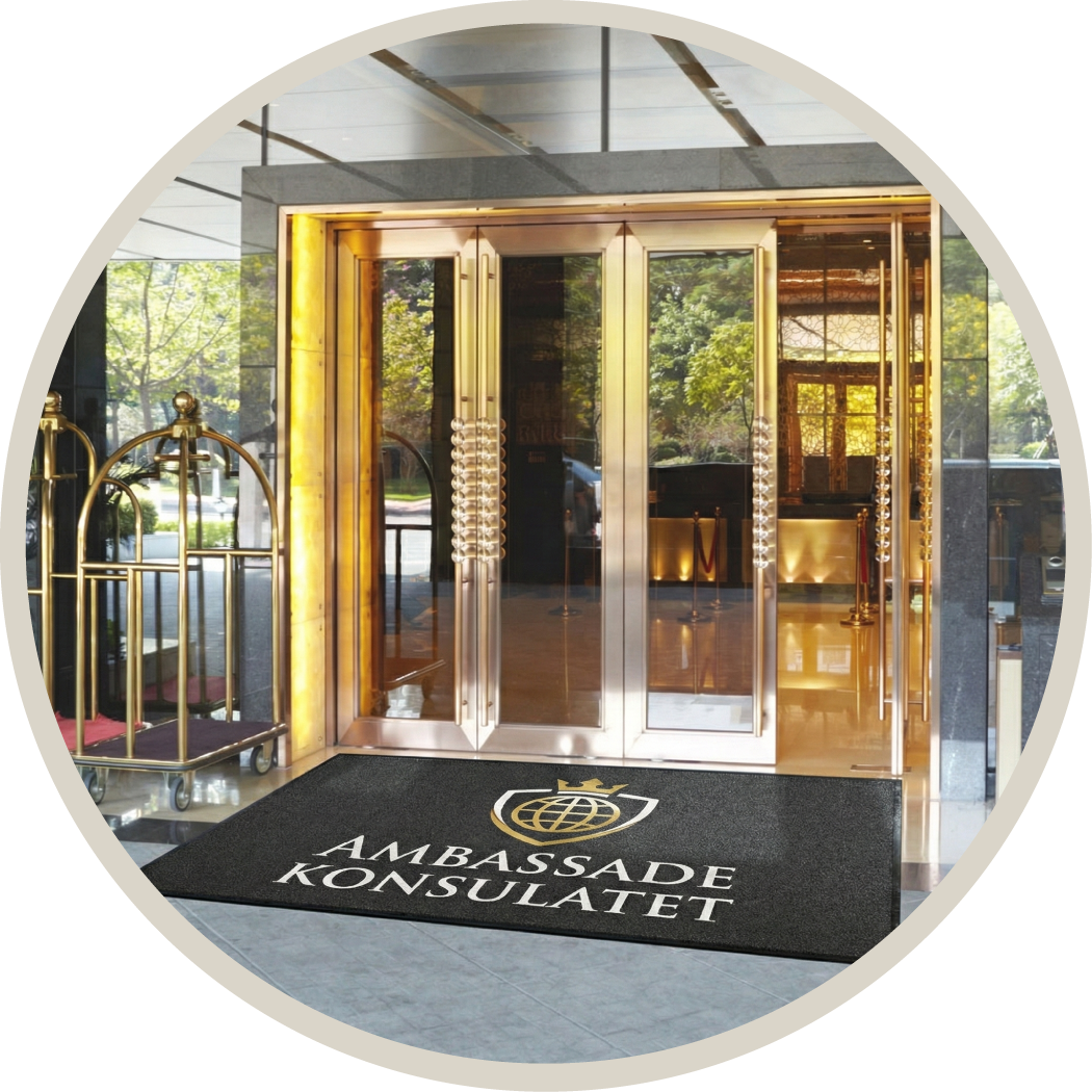 LogoMåtte, Reklamemåtte, Udendørs Måtte, Kleentex Outdoor