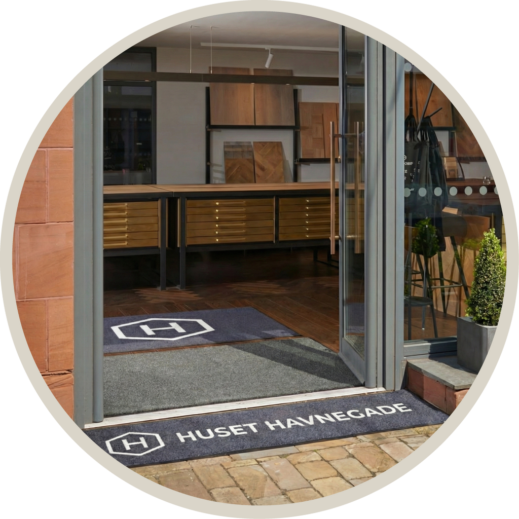 LogoMåtte, Reklamemåtte, Udendørs Måtte, Kleentex Outdoor