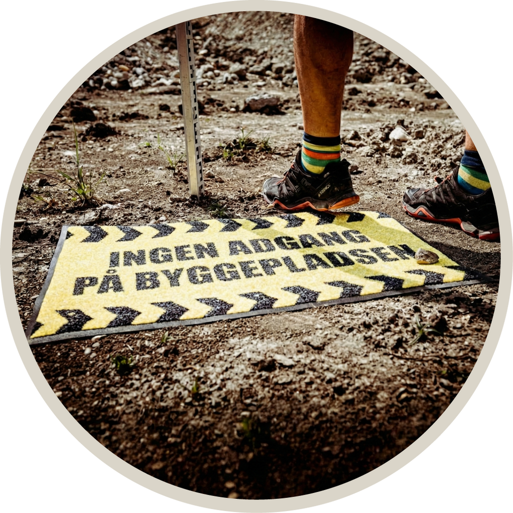 LogoMåtte, Reklamemåtte, Måtte med billede tryk, Markedsføring på gulvet