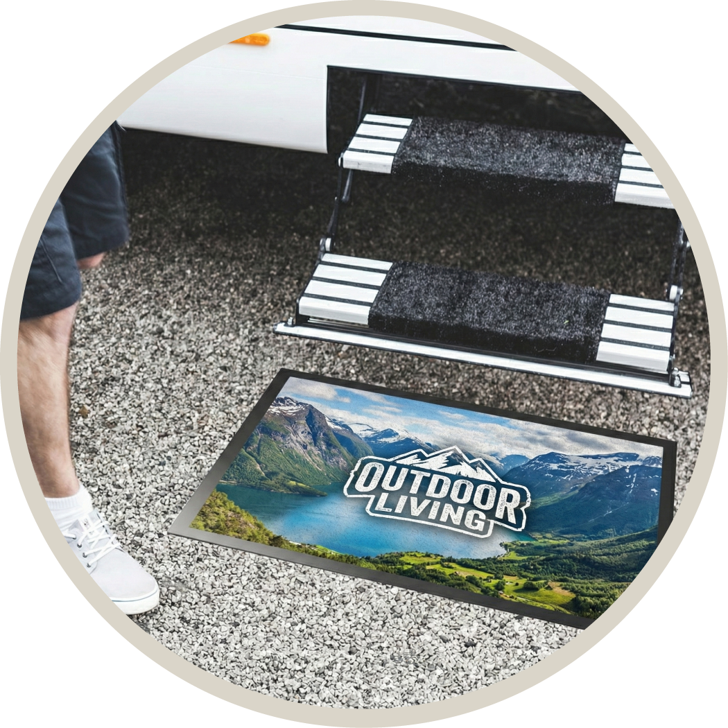 LogoMåtte, Reklamemåtte, Måtte med billede tryk, Markedsføring på gulvet