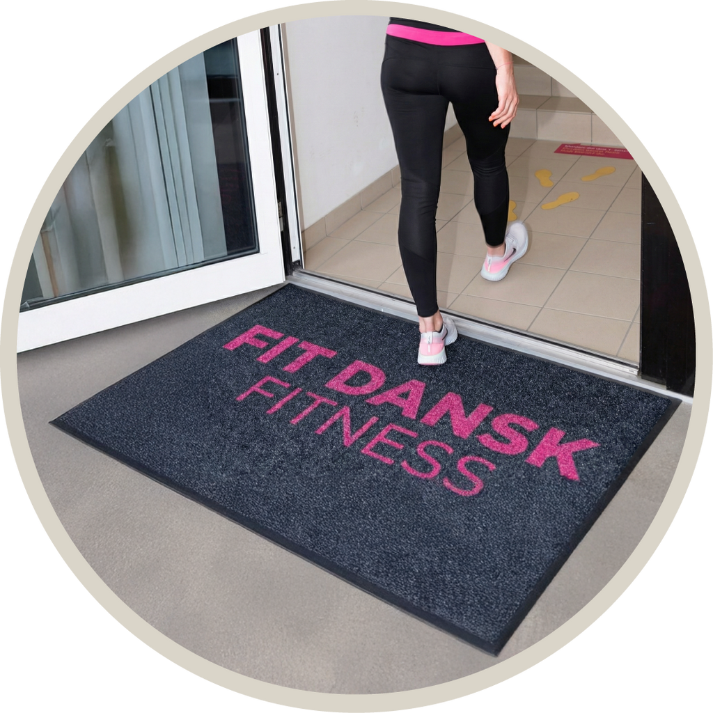 LogoMåtte, Reklamemåtte, Smudsmåtte med print, JetPrint