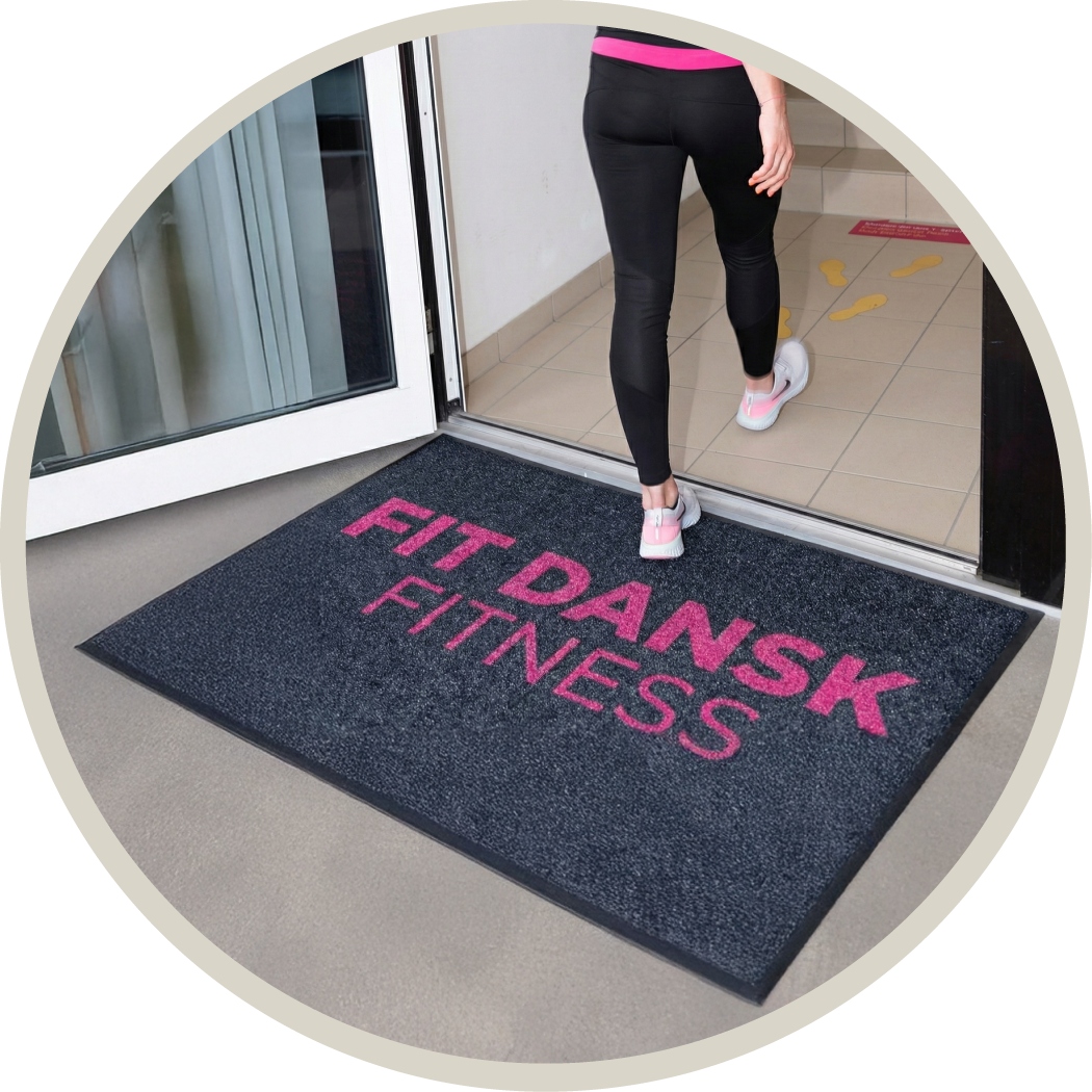 LogoMåtte, Reklamemåtte, Smudsmåtte med print, JetPrint