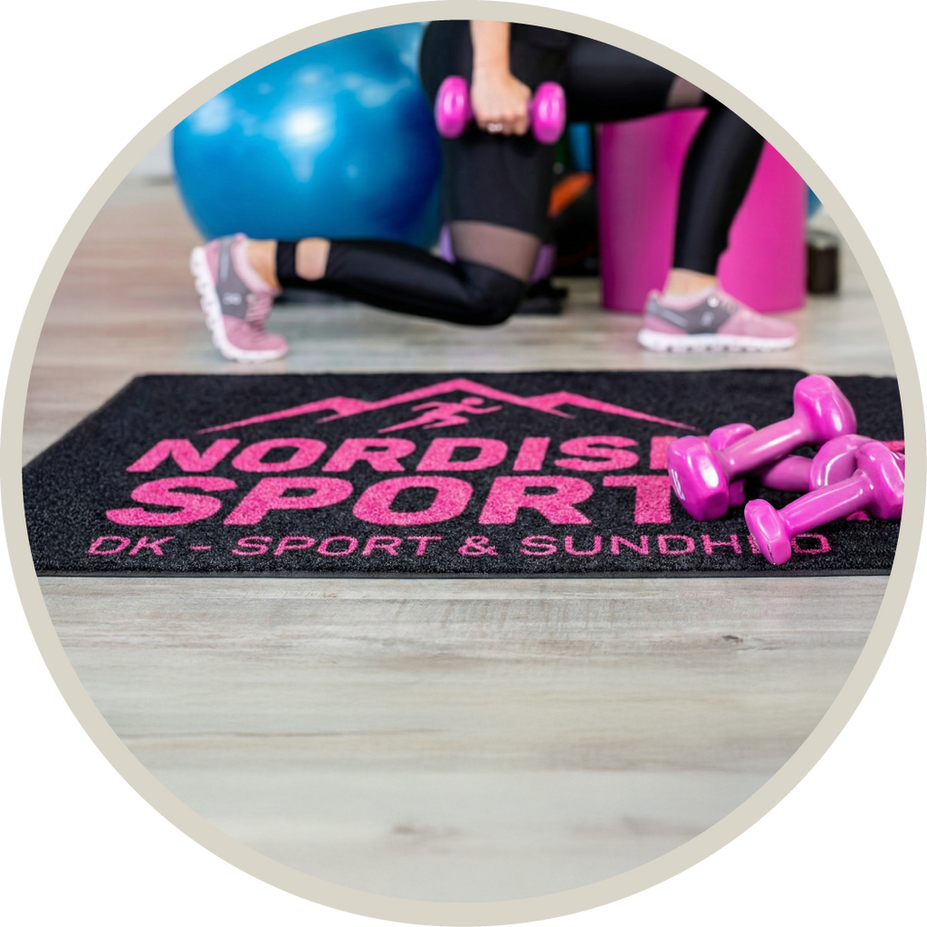 LogoMåtte, Reklamemåtte, Smudsmåtte med print, JetPrint