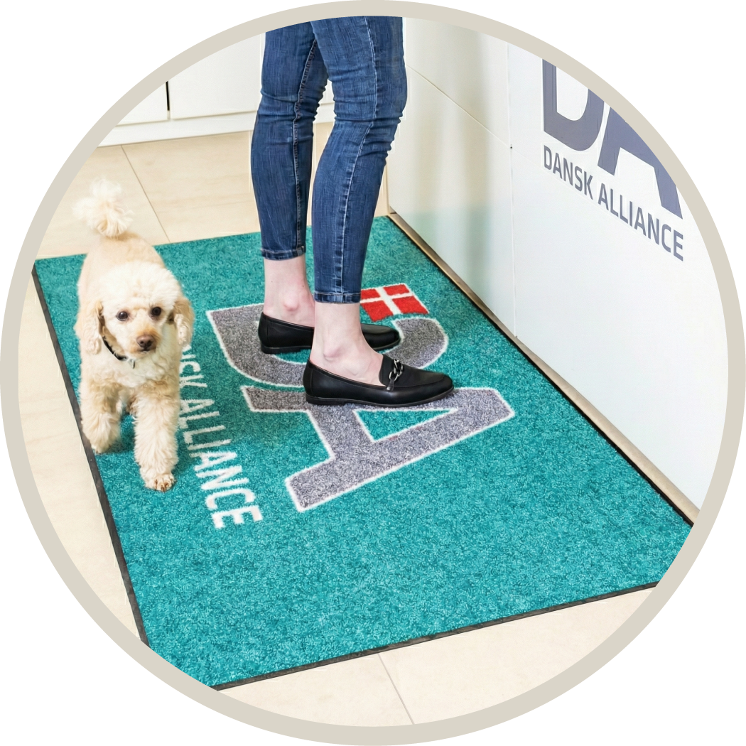 LogoMåtte, Reklamemåtte, Måtte med tryk, Smudsmåtte med print - logomåtte.dk - JetPrint Light