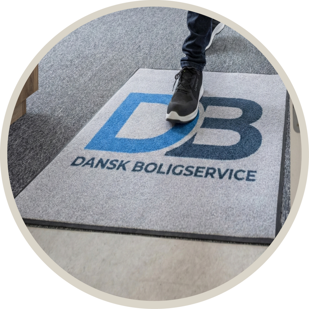 LogoMåtte, Reklamemåtte, Måtte med tryk, Smudsmåtte med print - logomåtte.dk - JetPrint Light