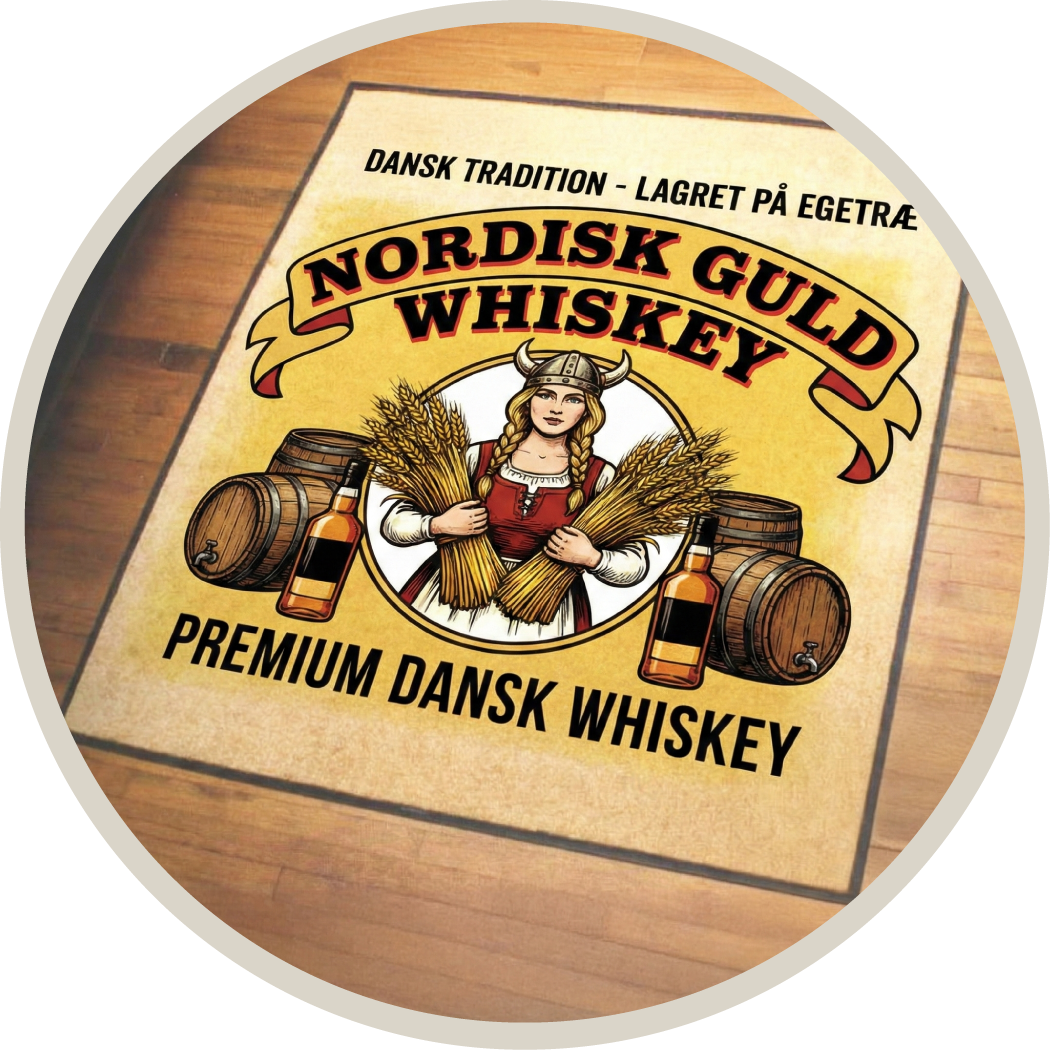 LogoMåtte, Reklamemåtte, Smudsmåtte med print, Jetprint Velour