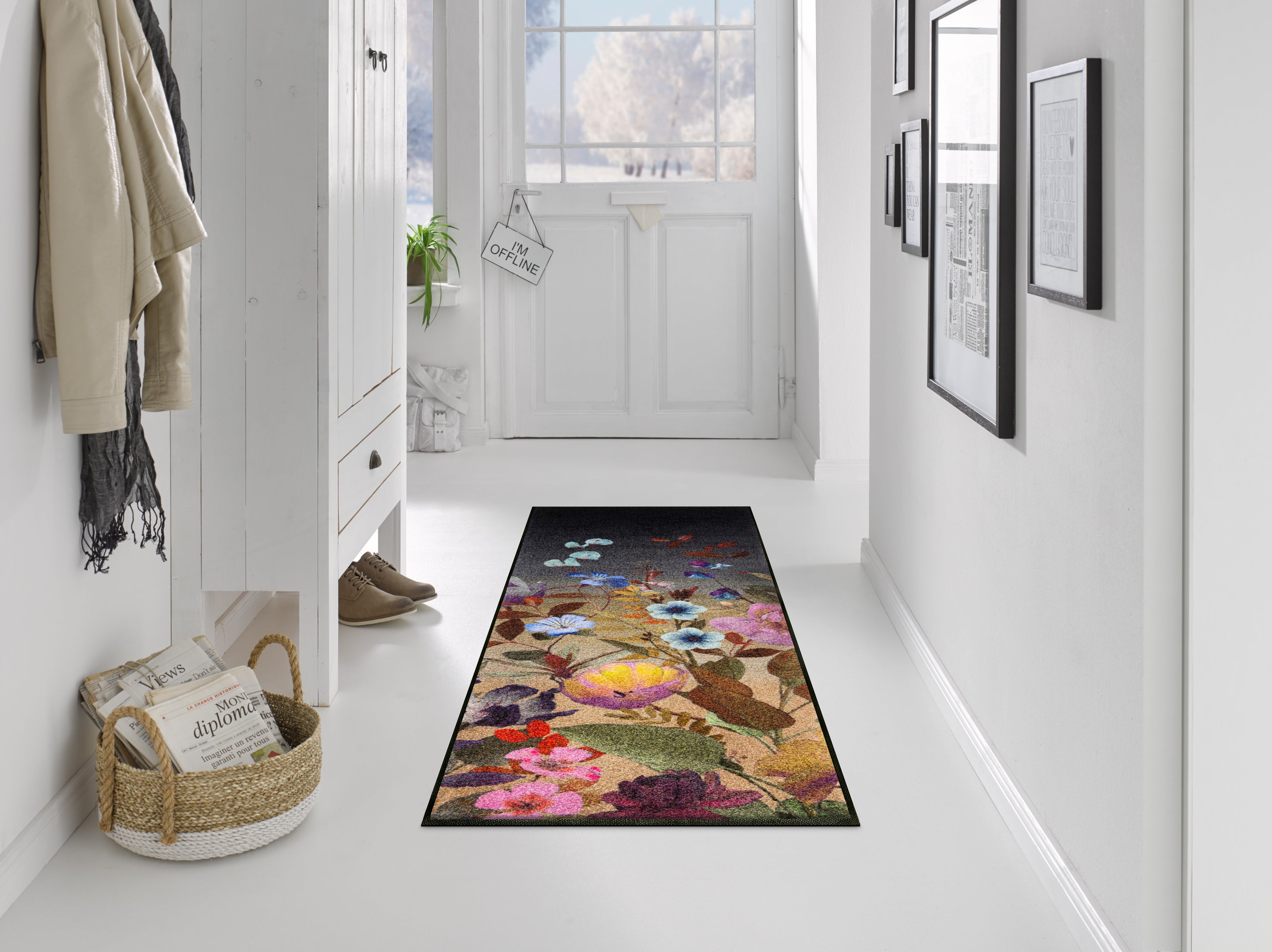 Midnight Blooms 60x180 cm