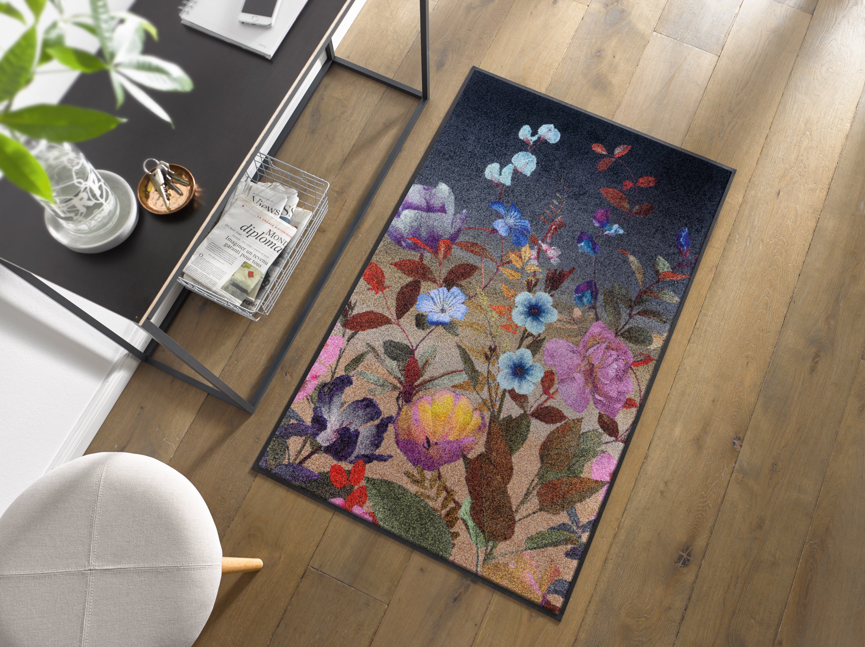 Midnight Blooms 75x120 cm