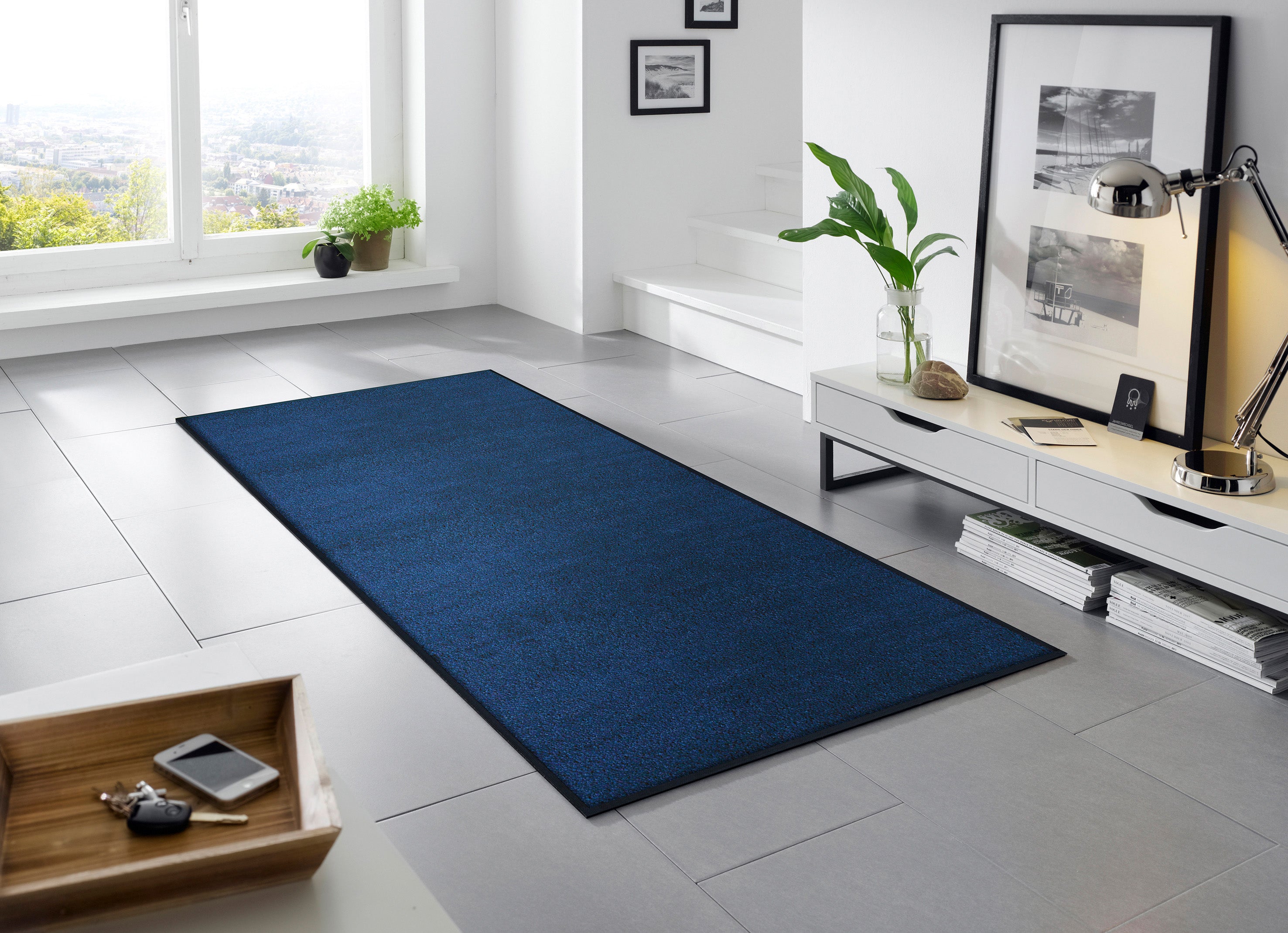 Navy 75x190 cm