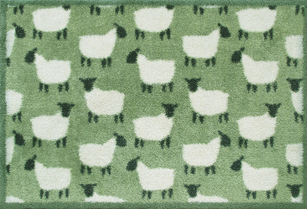 Flock Green 60x85 cm