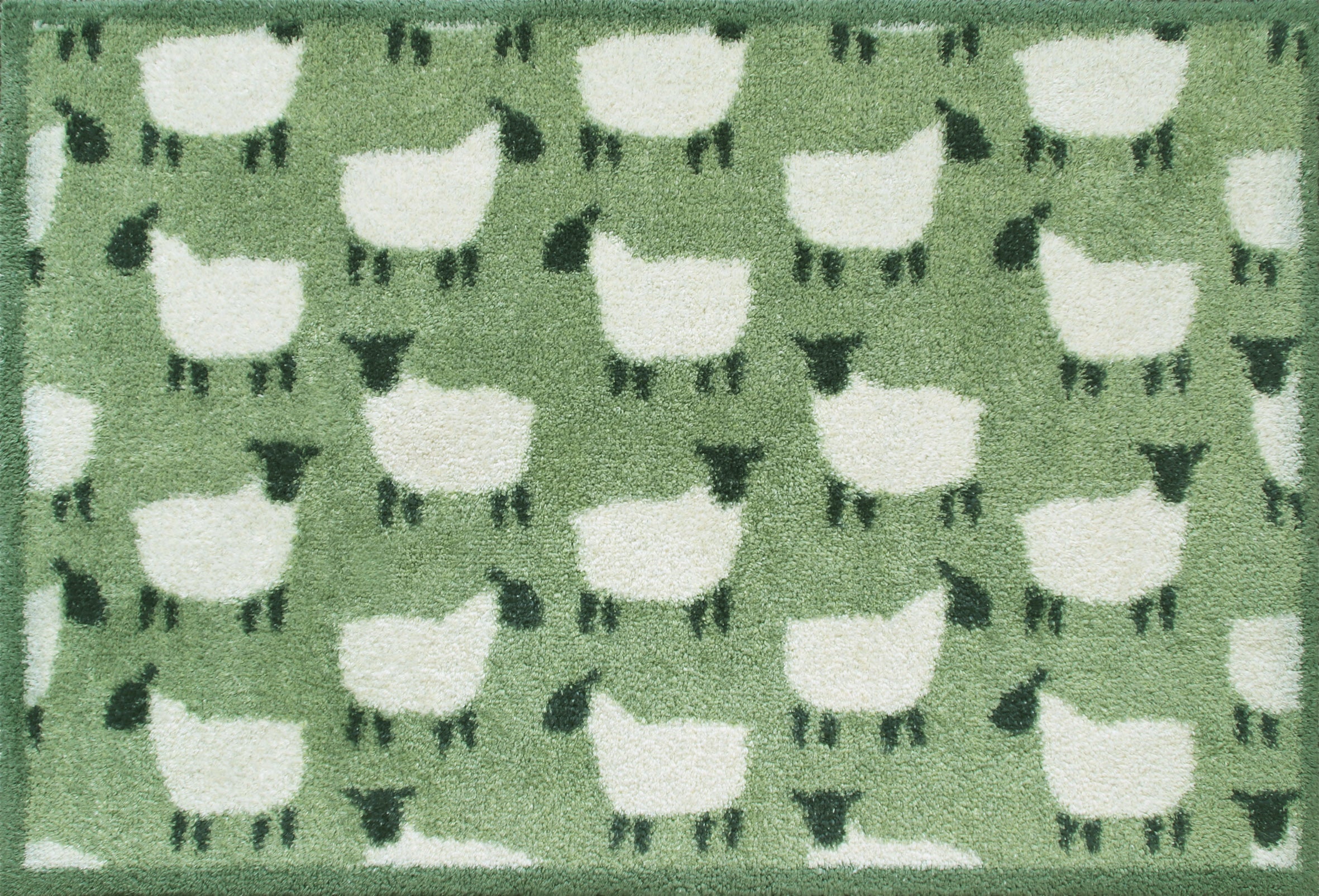 Flock Green 60x85 cm