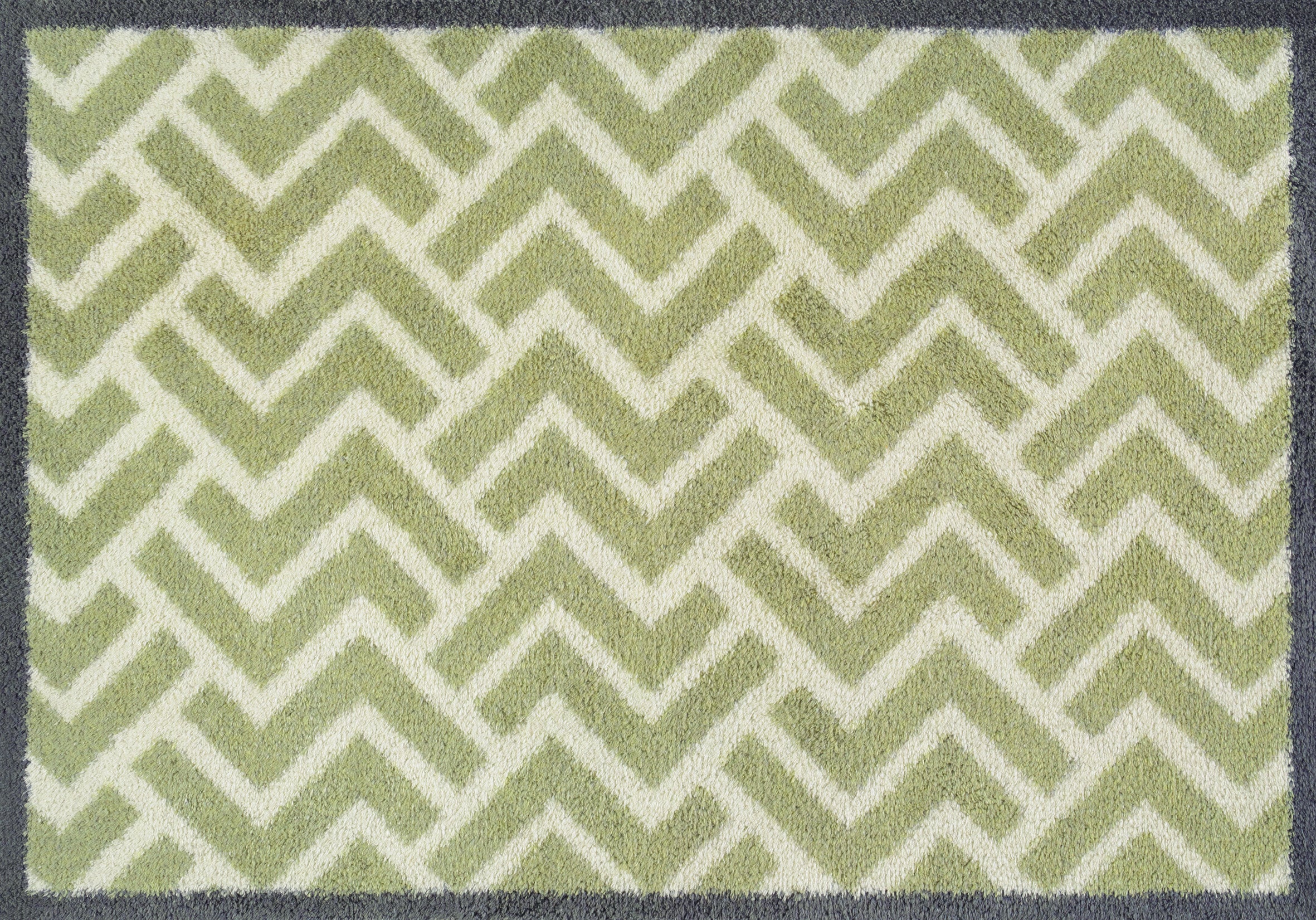 Herringbone Green 60x85 cm
