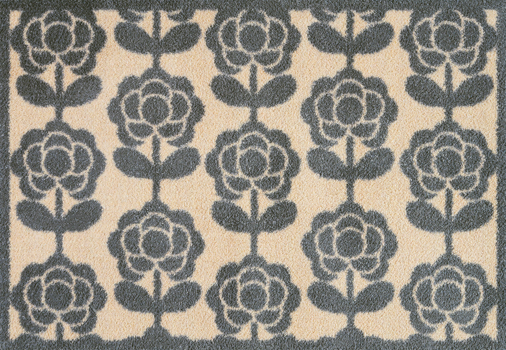 Pop Flowers Neutral 60x85 cm