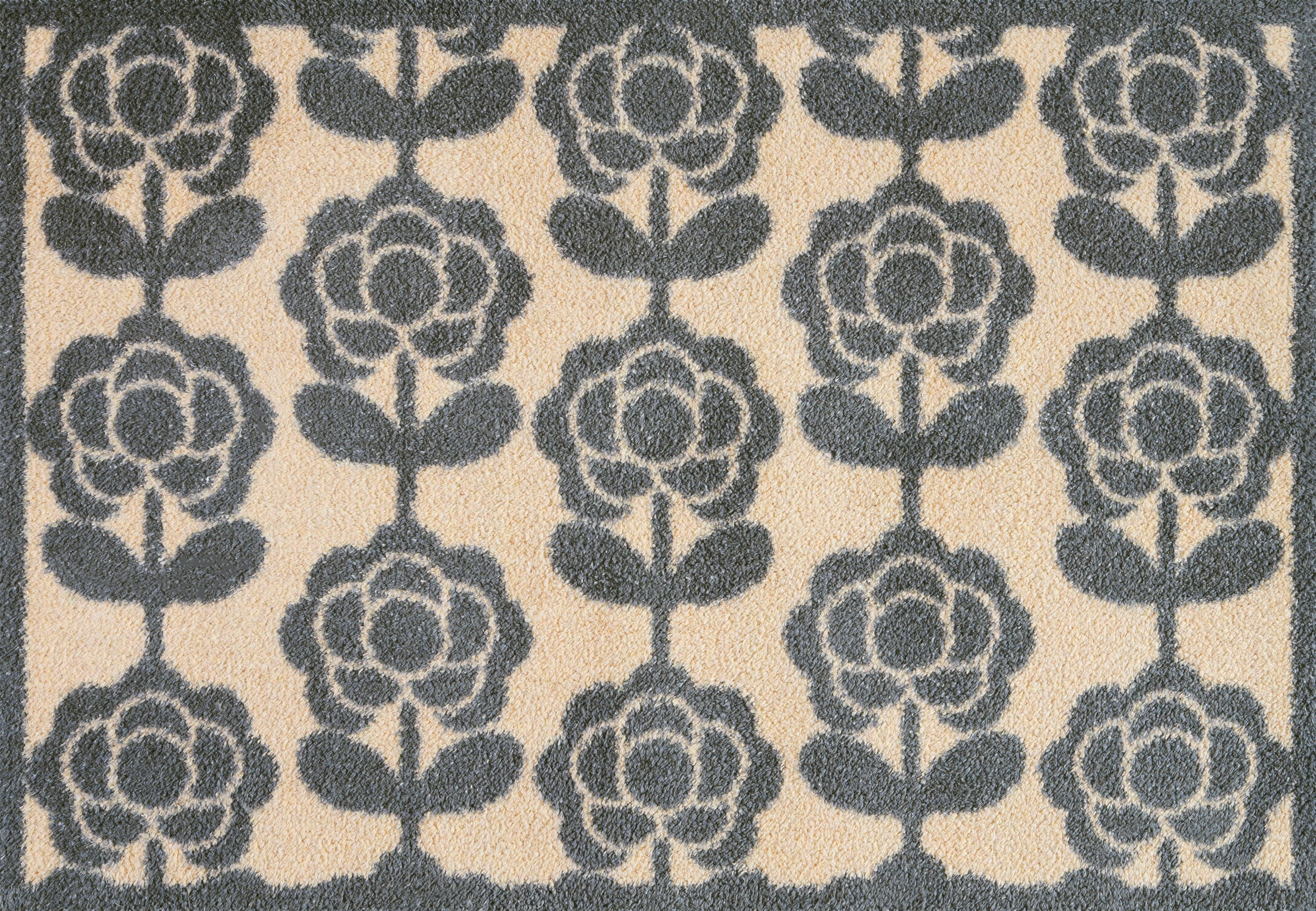 Pop Flowers Neutral 60x85 cm