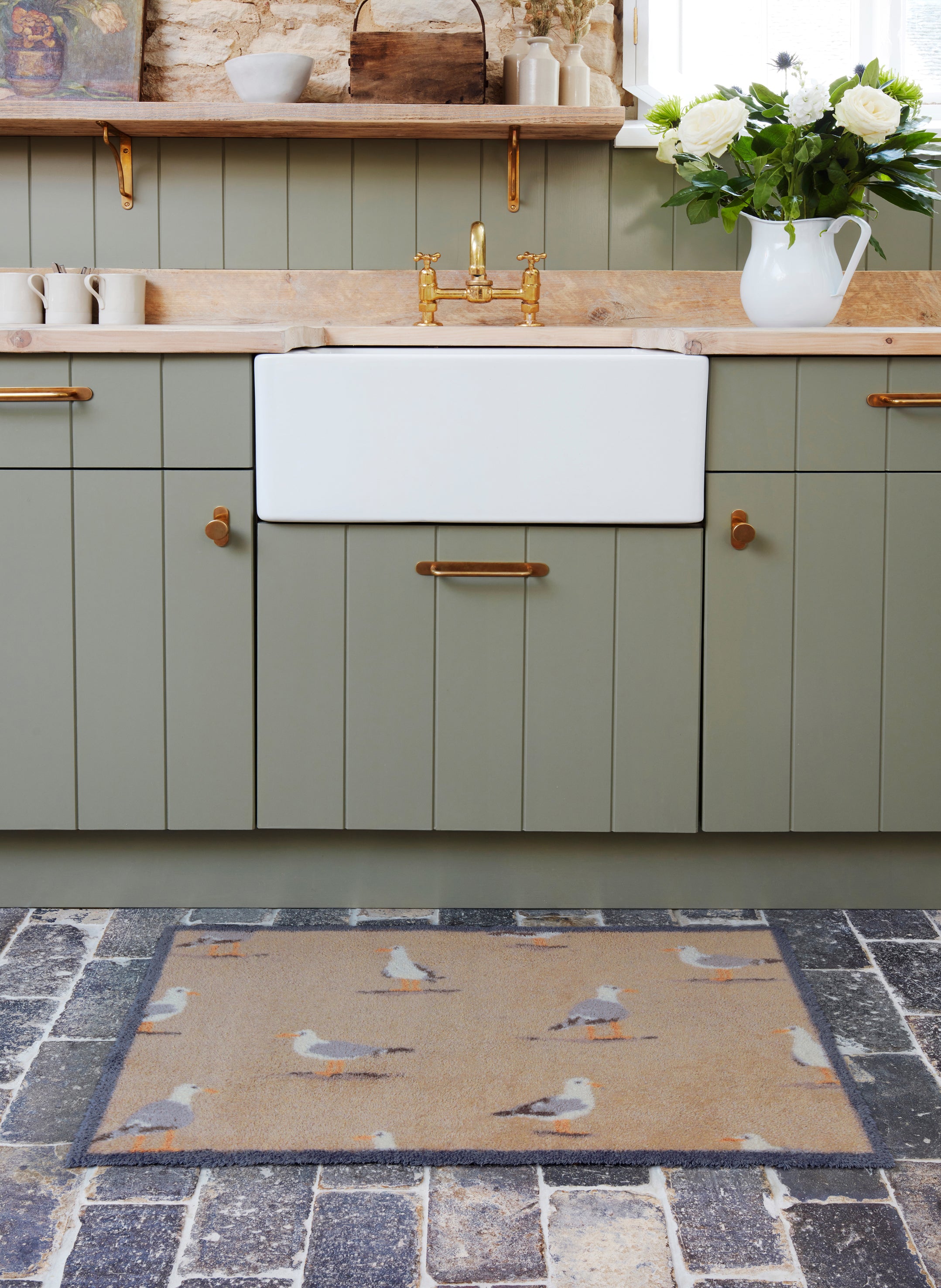 Shore Birds Neutral 60x85 cm